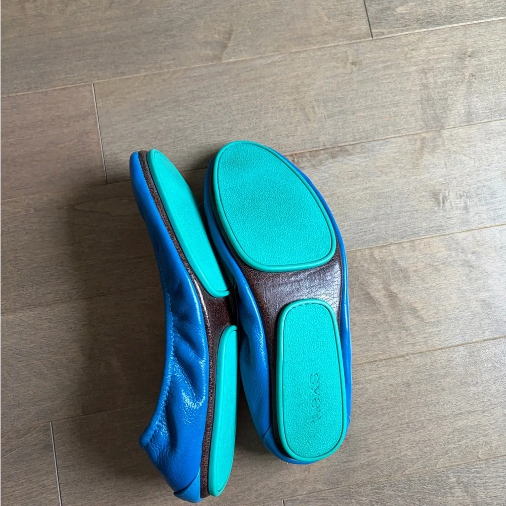 Tieks Blue Ballet Flats 9M - Picture 4 of 4